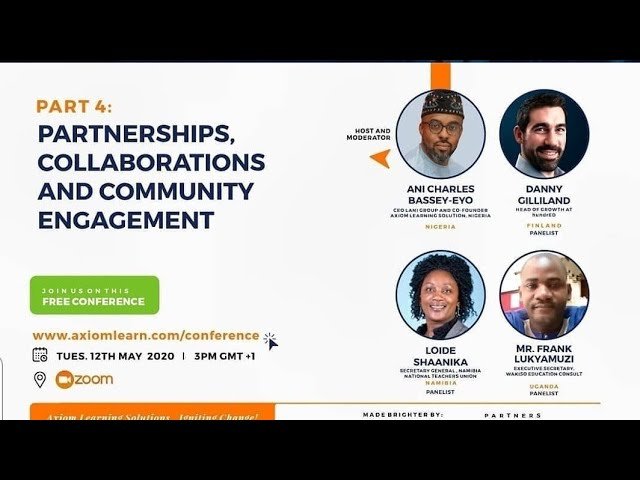 Partnerships, Collaborations and Community Engagement in the Education and Learning Space